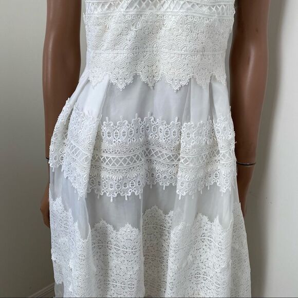 NEW Ted Baker London Mornia White Wedding Dress 2 - Picture 9 of 16